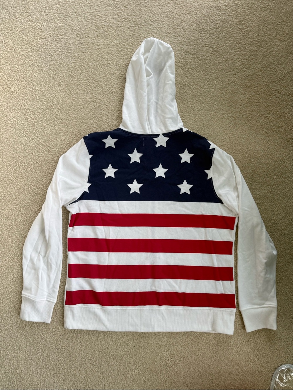 Old Navy White Zip Up Hoodie
